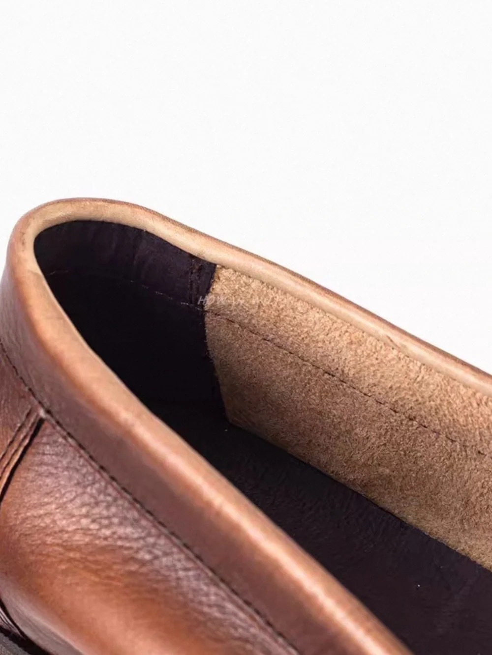 Men’s Size 42/260 Premium Genuine Leather Slip-On Loafers